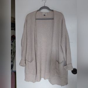 🌄Universal threads XL knit oatmeal color cardigan